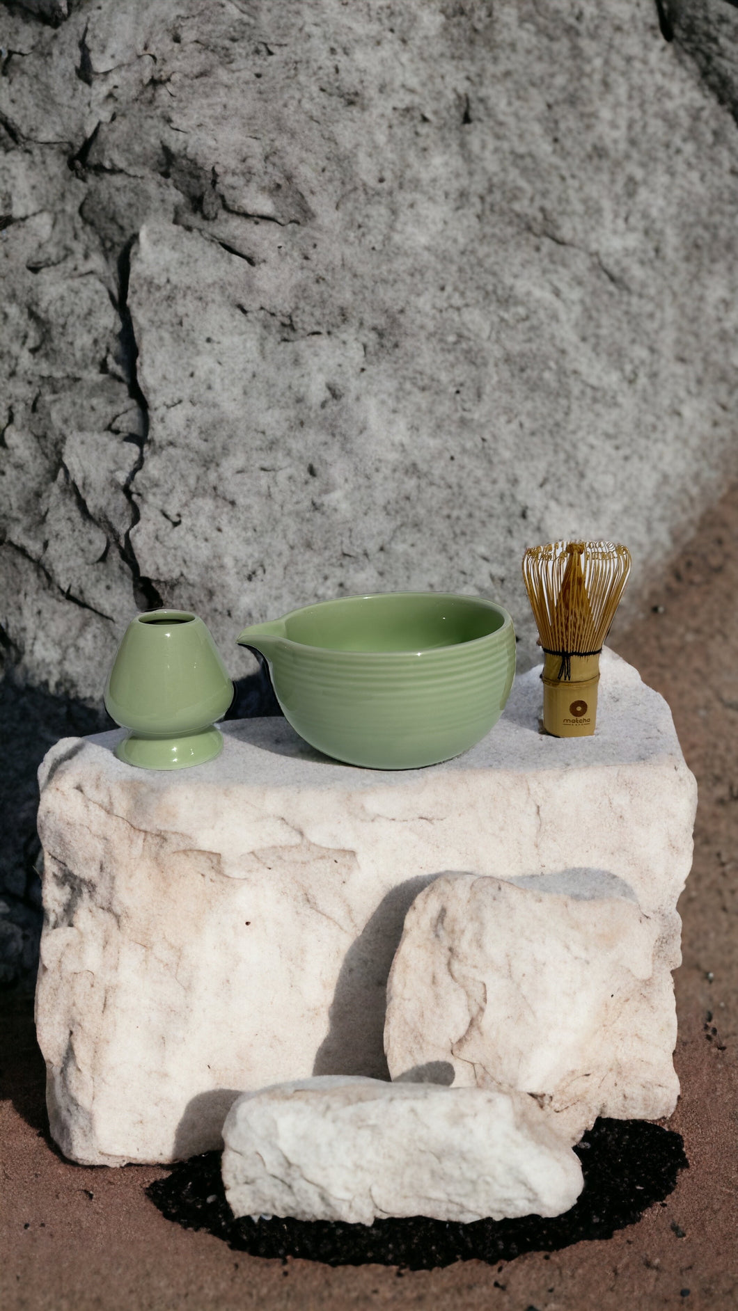 FRESH GREEN Matcha Tea Set With Spout