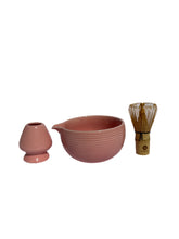 Load image into Gallery viewer, PINK Matcha Tea Set With Spout
