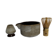 Load image into Gallery viewer, MARBLE BROWN Matcha Tea Set With Spout
