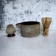 Load image into Gallery viewer, MARBLE BROWN Matcha Tea Set With Spout
